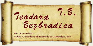 Teodora Bezbradica vizit kartica